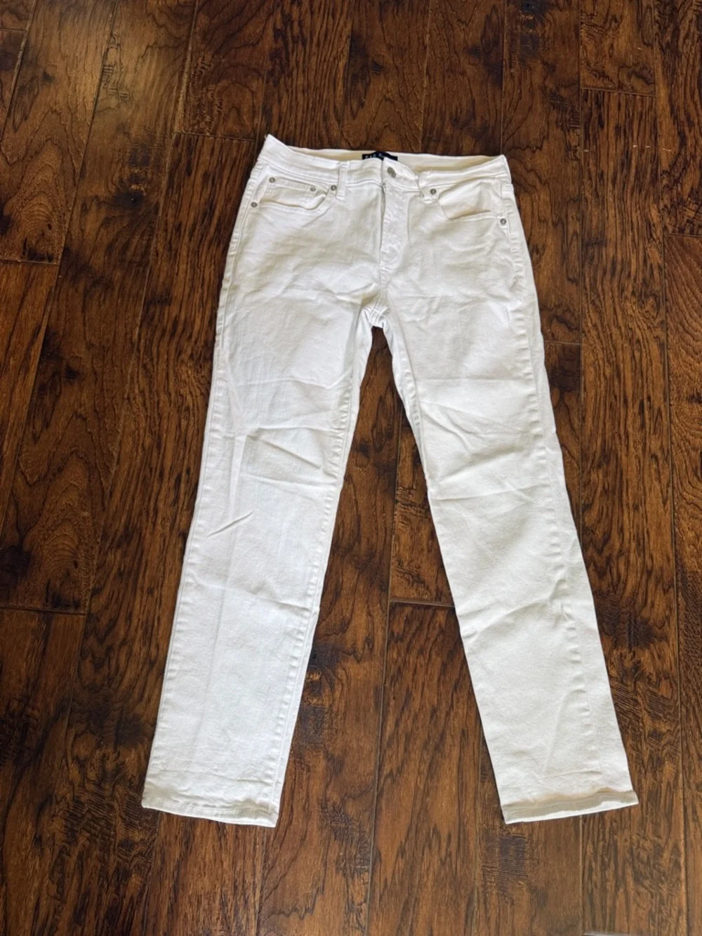 GAP White Girfiend Straight-Leg Jeans, size 27 - Picture 2 of 7